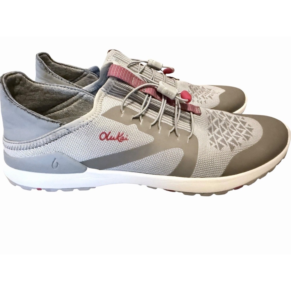 OluKai Womens Size 7 Miki Trainer Gray Running Shoes Sneakers